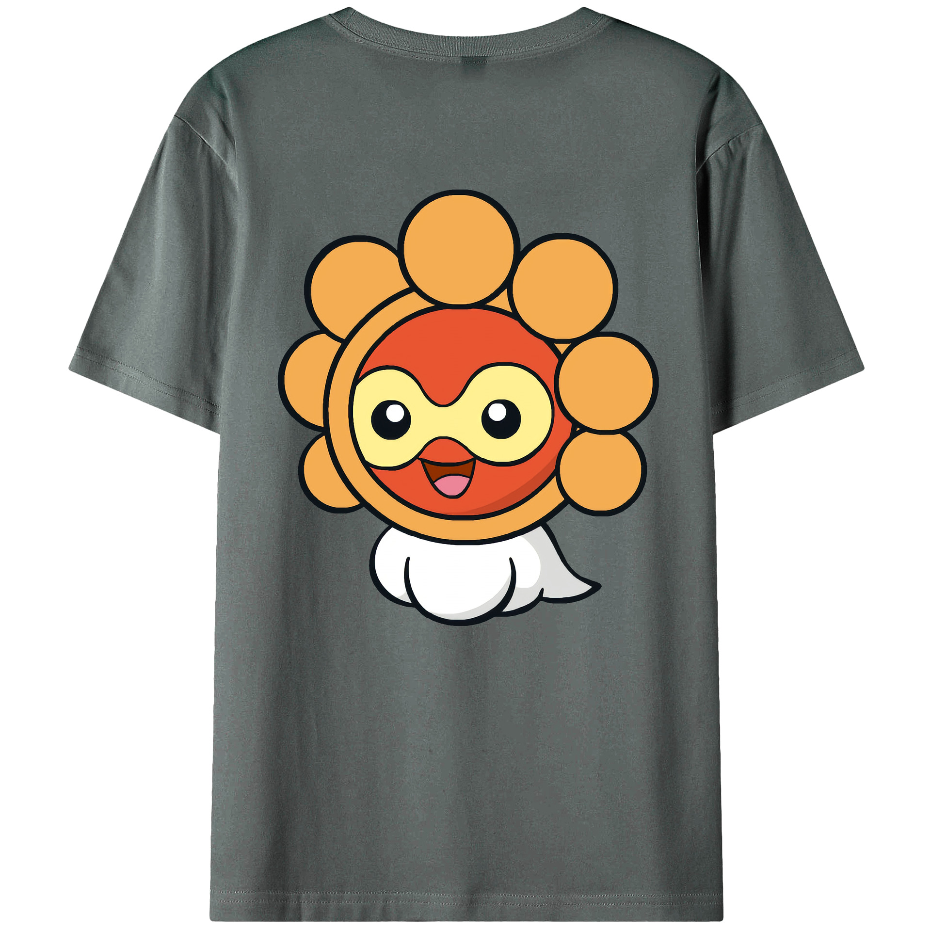 （画像用） ポケットモンスター Pokémon 綿100％ メンズ半袖Tシャツ（バックプリント） 通気性